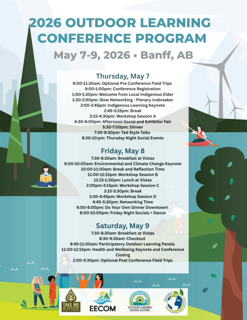 Program Outside Outdoor Learning Conference - Take Me Outside